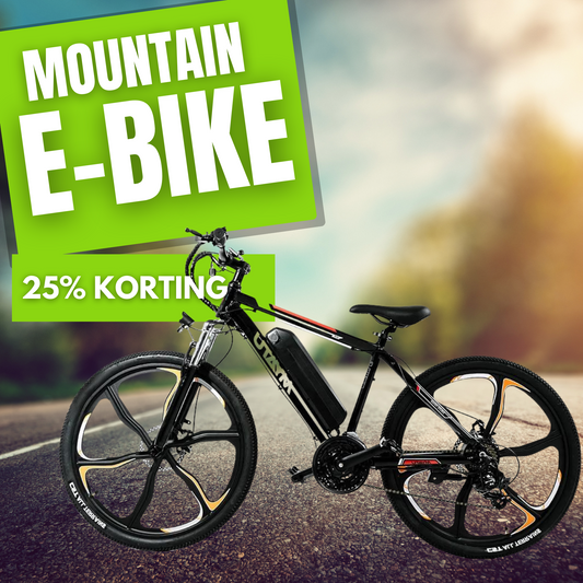 E-mountainbike 26" 250W Motor 36V 12.5Ah, 25km/h